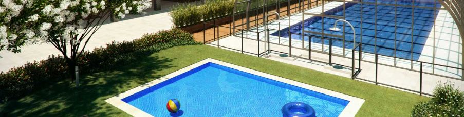 Residencial Célere Puerta del Retiro piscinas césped